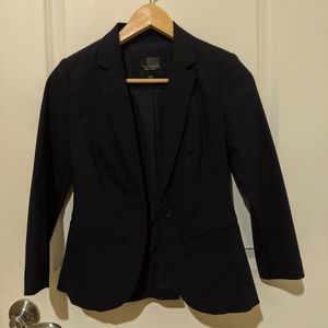The Limited Navy Blue Suit Jacket Petite XXS